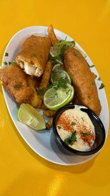 Fish & Chips with Cod Fish