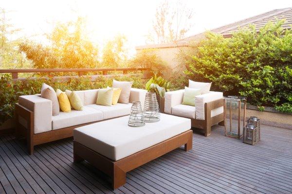 Create an outdoor experience with premium fabric that pairs perfectly with unwinding after a hard day's work. Only at CushionPros.com