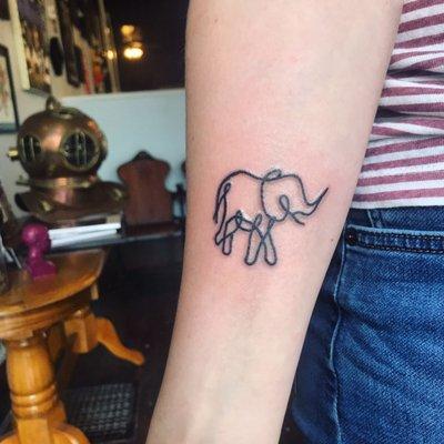 Sweet little elephant by Lyndi Lou