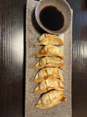 Gyozas.