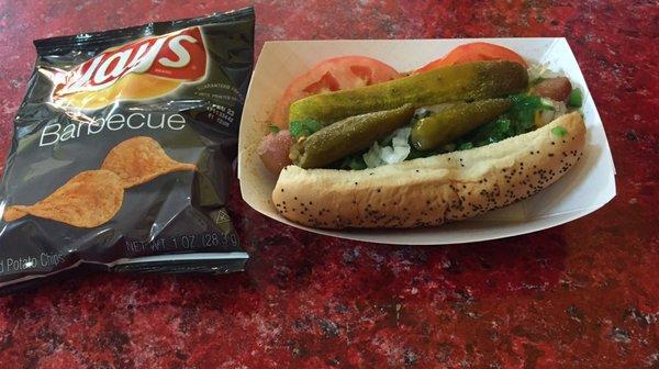 Chicago Dog (Mike's Chicago Dog and More: Asheboro, NC)