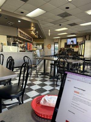 Not too busy on a Friday morning at 9 AM. Was able to grab a seat and get some work done -- as well as write a review.