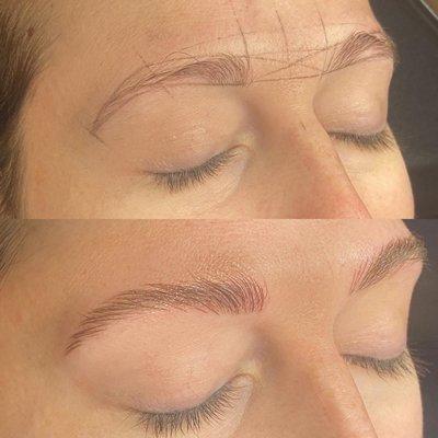 Microblading by Instagram: @earthbound_ink