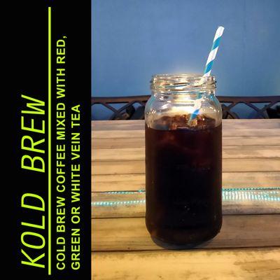 Cold Brew combined with our Tea for a tea-infused pick me up