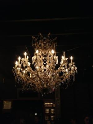 I love the chandelier!!