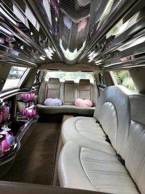 Luxury Stretch Limousine Interior