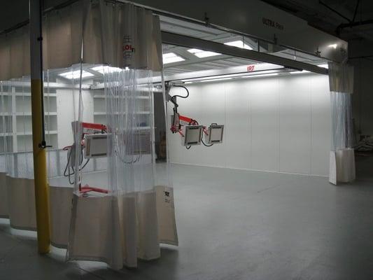 Paint Prep Station with Infrared Curing System