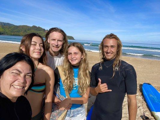 Surfing with Lance