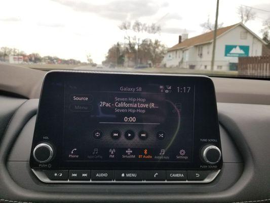 Listening to 2Pac - California Love (Remix) (feat. Dr. Dre) in the California plated 2023 Nissan Rogue from Dollar Car