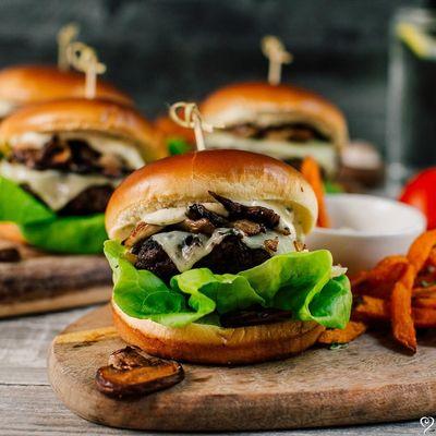 Mushroom Swiss Bistro Burger