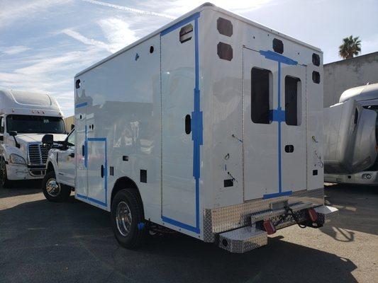 Here is the transformation on this Ford F350 that came in for a new paint job.