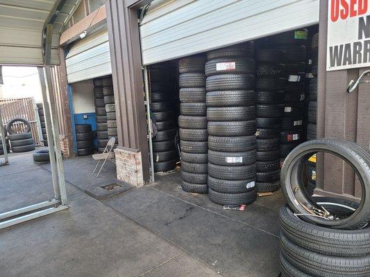 Ready stock oftires