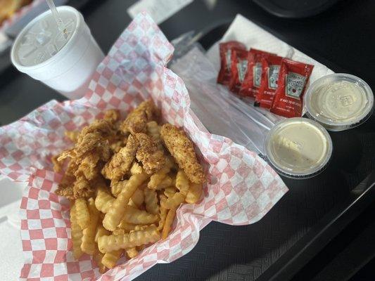 5 Piece Chicken Tender Combo with Fries