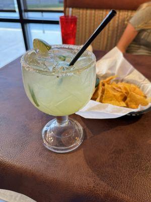 Spicy skinny margarita