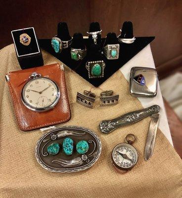 An assortment of vintage items perfect for Father's Day