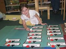 Language work with Montessori material