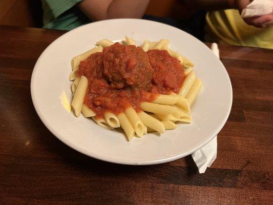 Kids Uncle Fenty's Penne Pasta with Meatball