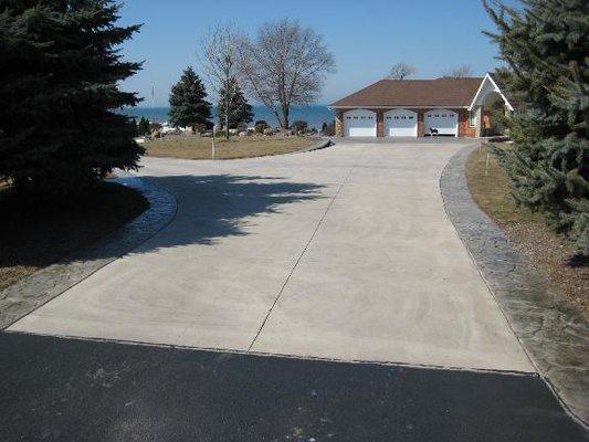 Driveway with Border