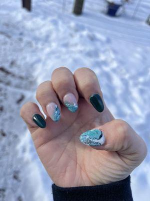 Marble nails