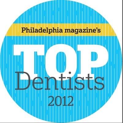 Phiadelphia Magazine's Top Dentists 2012 Award