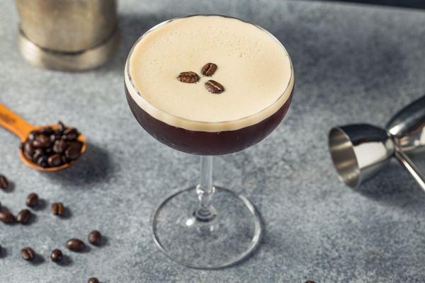 A perfect blend of rich espresso, premium vodka, and smooth coffee liqueur, shaken to a velvety froth and served chilled