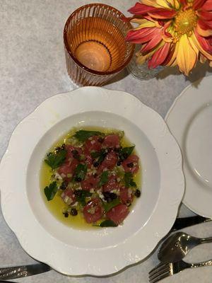 tuna crudo