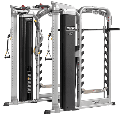 The Hoist Mi7 Smith Functional Training System is a completely innovative home gym at Fitness Gallery.