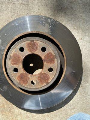 Pitted rotor