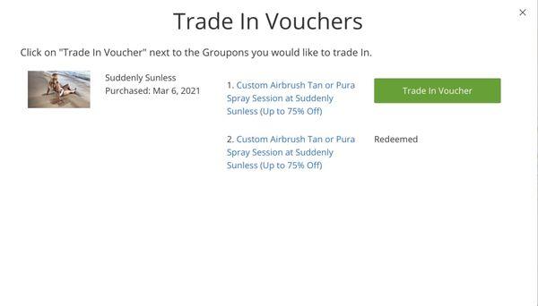 Groupon voucher that the owner claimed didn't exist.