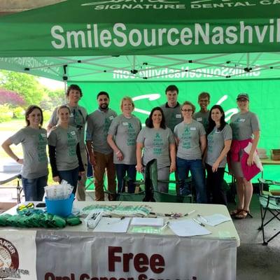 Nashville offices providing free oral cancer screenings