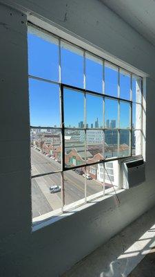 Studio View of DTLA from Arts District.