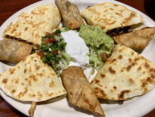 Appetizer sampler - VERY filling and good!