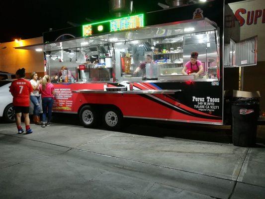 Best tacos in Tulare, new tricked out truck.