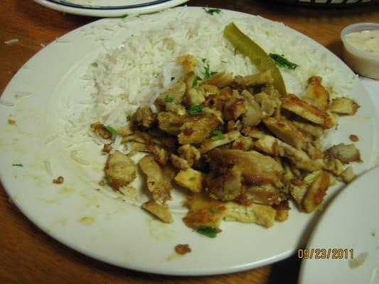 Chicken Shawarma $10.95