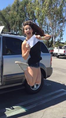 Kaylee of Laguna Hills passed her drive test with flying colors! You can too with SOC Driving School.