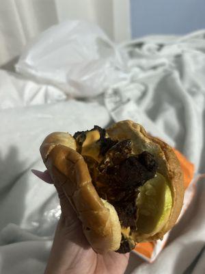 Burnt Spicy Chicken Sandwich