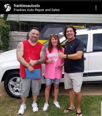 Mr John and his wife came all the way from Cypress, Texas to get their Jeep Grand Cherokee. You meet the nicest people selling cars!