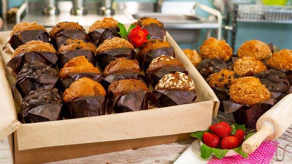 Muffins from Bread LA for your next event.