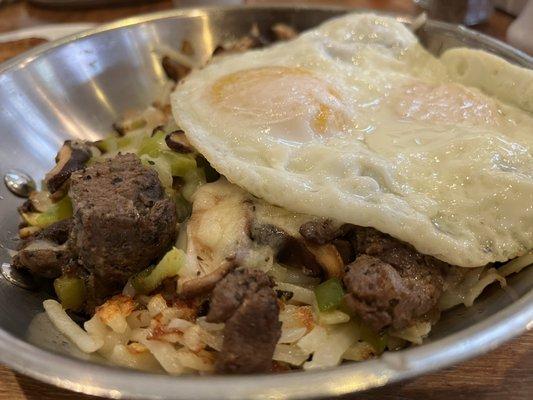 Steak and Wild Mushroom Skillet