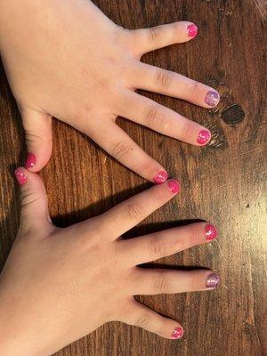 My daughter's manicure