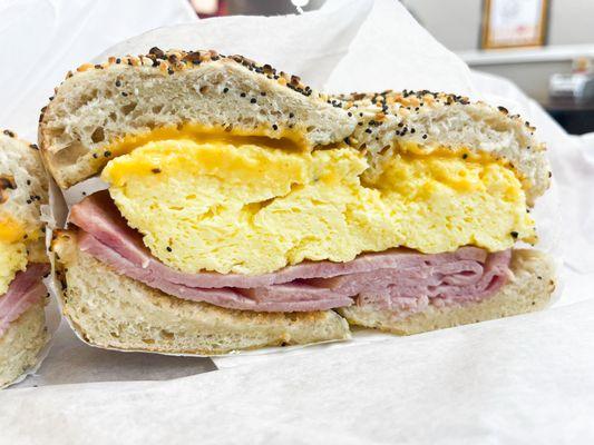 ham, egg, and cheese