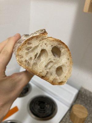 Baguette cross-section