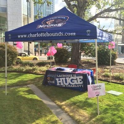 Come out to "Observer The Pink" and find the @CharlotteMLL tent!