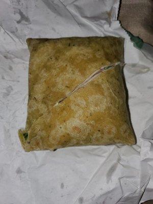 Subway turkey/bacon wrap