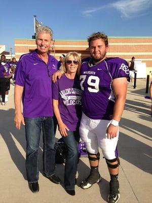 Dr. Priestley, Rhonda (wife) & Max (son)