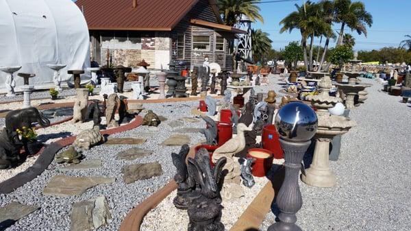 Lots of beautiful statuary to choose from...