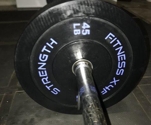 45 pound bumper plates