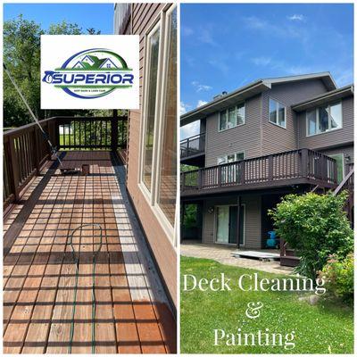 Deck cleaning & painting