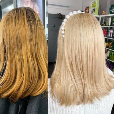 Magnificent honey blonde by Aaron Plantz