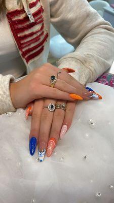 Summer nail arts by Long